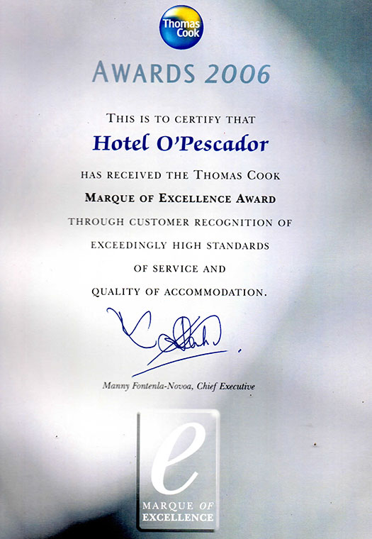 Thomas Cook Marque of Excellence 2006